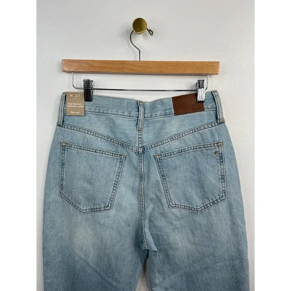 Madewell The Perfect Vintage High Rise Jean Women's Fiore Wash Size: 27 NWOT - Picture 6 of 8